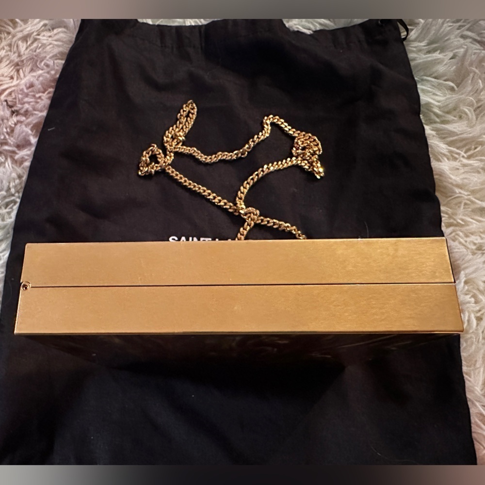 Saint Laurent Marble Pattern Tuxedo Box Bag - Picture 14 of 16